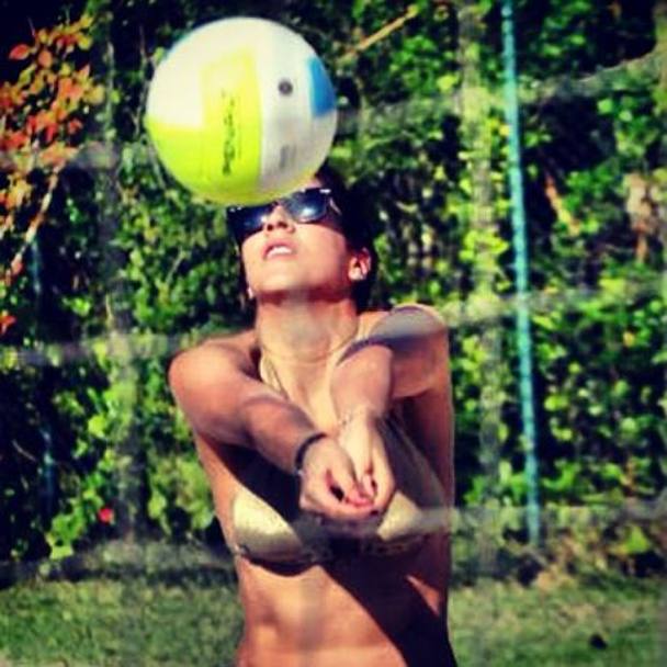 Daniela sportiva, appassionata di pallavolo (da Instagram)